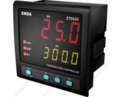 Θερμοστάτης Ψηφιακός, 96x96mm, PID, 24V AC/DC, ET9420-LV, ENDA