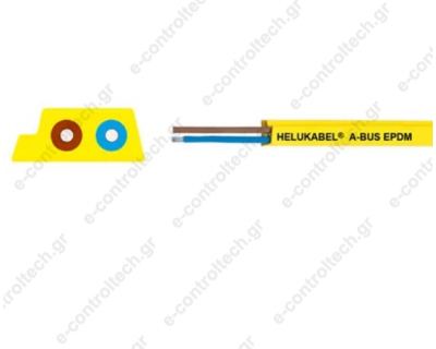 Καλώδιο ASI-BUS A-BUS EPDM 2X1.5 Κίτρινο 80824 HELUKABEL