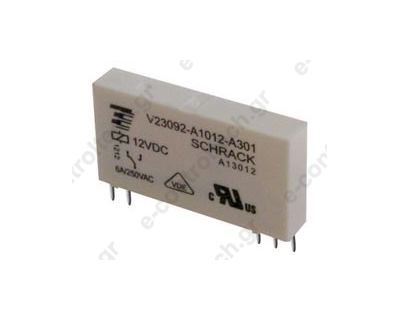 Μικρορελέ SLIM, 1CO, 24 VDC, 6A, Διαστάσεις 28x5x15 mm, V23092-A1024-A301