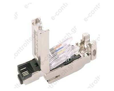 Φις PROFINET IE FC RJ45 180o (συσκευασία 50 τεμάχια) 6GK1901-1BB10-2AE0