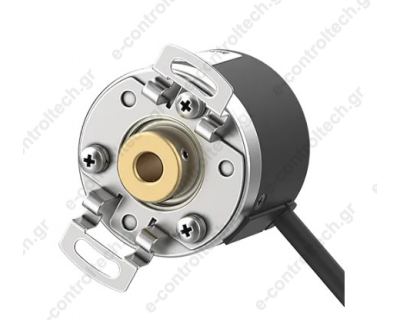 Παλμοδότης Φ50 με Οπή Φ8 1024 P/R 12-24VDC totem pole E40H8-1024-3-T-24 AUTONICS