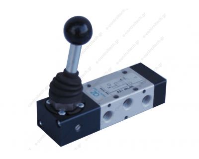 Βαλβίδα Αέρος Πλάγιου Μοχλού 1/4'' 5οδη 2 Θέσεων 522LL90 az