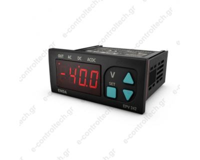 Βολτόμετρο ψηφιακό AC/DC 1 Έξοδο 77Χ35mm 9-30VDC/7-24VAC EPV242-R-SM ENDA