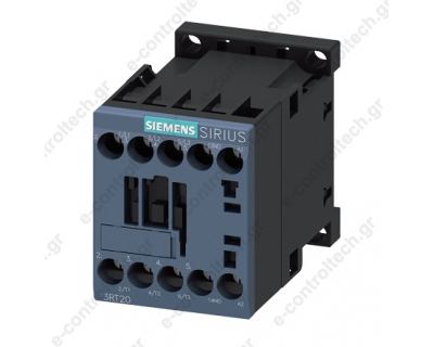 Ρελέ 4 KW 3P & 1NO Πηνίο 230V AC μέγεθος S00 3RT2016-1AP01 SIEMENS