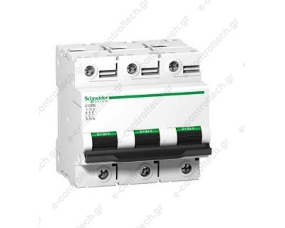 Αυτόματη Ασφάλεια 3Χ80Α D C120N A9N18387 Schneider Electric