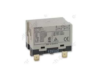 Μικρορελέ 2 ΝΟ/25 Α , 200-240 V AC G7L-2A-T