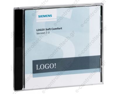 6ED1058-0BA08-0YA1 SIEMENS LOGO Software Λογισμικό soft comfort version 8.0