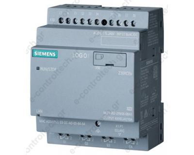 6ED1052-2FB08-0BA1 LOGO 8 230RCo 115/230 V 8 in 4 out relay χωρίς οθόνη