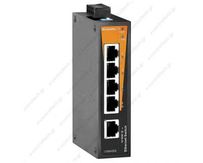 Switch 5 θέσεων 10/100M unmanaged 12-48 V DC 1240840000 IE-SW-BL05-5TX