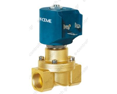 Ηλεκτροβαλβίδα 3/8'' 2-2 NC Μηδενικής Πίεσης Φ12 Flow 2.20 m3h 8413 CEME