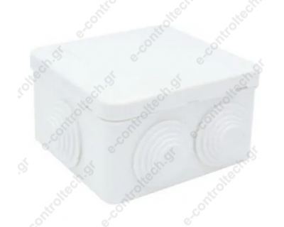 Κουτί Πλαστικό Κουμπωτό 85x85x50 mm Λευκό με λάστιχα IP55 HC-BA858550 Κουτί Πλαστικό Κουμπωτό 85x85x50 mm Λευκό με λάστιχα IP55 HC-BA858550