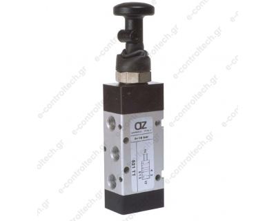 Βαλβίδα Αέρος τραβηχτή 1/8'' 5/2 2 Θέσεων 521TT az