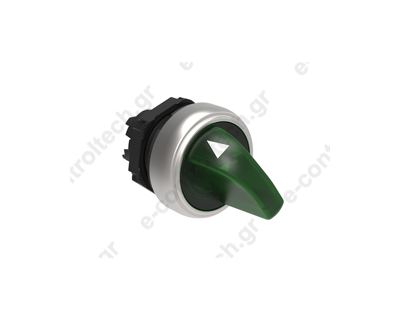 Κεφαλή Διακόπτη  Πλαστική 0-1 Πράσινη Φωτιζόμενη