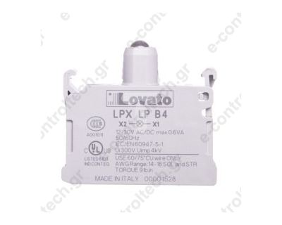 Λυχνία LED Κόκκινη 18-30 V AC/DC για Μπουτόν LPXLPB4 Lovato