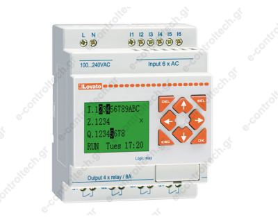 PLC Lovato 24 VDC 8 IN / 4 OUT