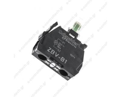 ZBVB1 Schneider Electric Λυχνία Led 24V AC/DC Λευκό