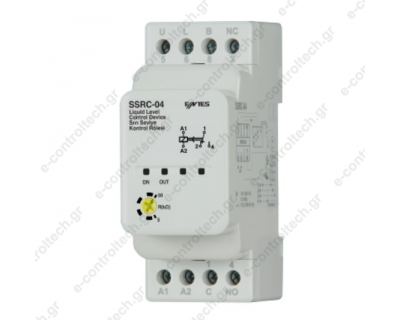 Επιτηρητής Στάθμης Υγρών 230VAC 5-500 Kohm 1C/O SSRC-04 ENTES