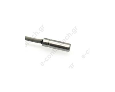 Θερμοστοιχείο μεταλλικό PTC 1000 Φ6Χ42mm με 2 μέτρα καλώδιο QT1K20P-X
