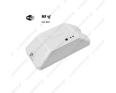 SONOFF Smart Ρελέ, 1P, RF, Wifi, 10A, λευκό