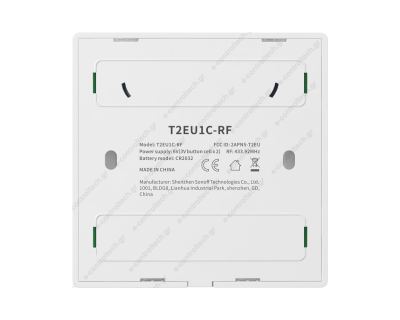 SONOFF Τηλεχειριζόμενος Διακόπτης 1C, RF 433MHz WH