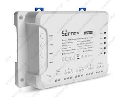 SONOFF Smart Ρελέ, WiFi, 4CH PRO R3, 4 θέσεων,40A