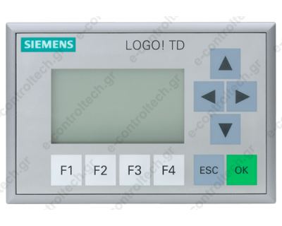 6ED1055-4MH00-0BA0 SIEMENS LOGO Οθόνη Κειμένου 4 Γραμμών & Καλώδιο 2,5 μ.