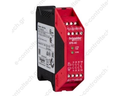 XPSAC5121 Schneider Electric Ρελέ Ασφαλείας Preventa 3CO 24VAC/DC