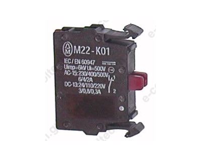 Επαφή Μπουτόν NC M22-K01