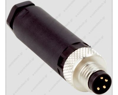 Βύσμα Αρσενικό Ευθύγραμμο Μ8/4 pin 6037323 STE-0804-G SICK