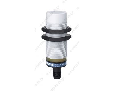 Χωρητικός Διακόπτης Φ30 PNP 1NΟ+1NC Sn 15mm 12-24VDC M12  Πλαστικός XT230A1PCM12