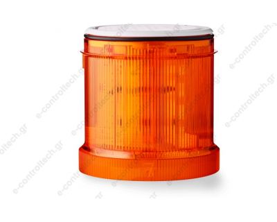 Στοιχείο φανού πορτοκαλί Φ60 LED σταθερό, 24 V AC/DC, YDC, 901011405