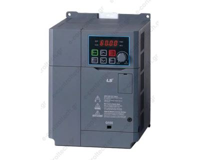 Inverter 11 KW ,15 HP ,400 V, 24 A, Μ/Φ, LS, Σειρά G100 LSLV0110G100-4EOFN