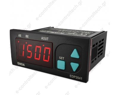 Ποτενσιόμετρο Ψηφιακό OUT 0-10V 4-20 mA με RS485 230VAC EDP2041-UV-RS ENDA