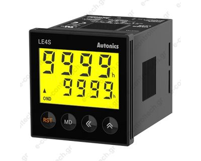 Χρονικό Ψηφιακό, LCD, 48X48mm, 24-240 V AC/DC, 13 Λειτουργείες, LE4S, Autonics