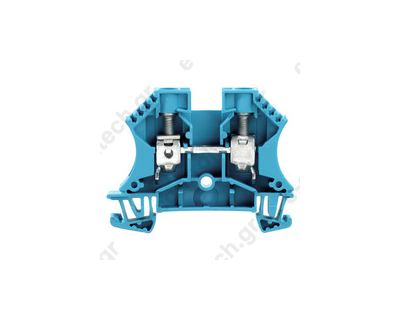Κλέμα Ράγας 10 mm2 Μπλέ WDU 10 BL 1020380000 Weidmuller