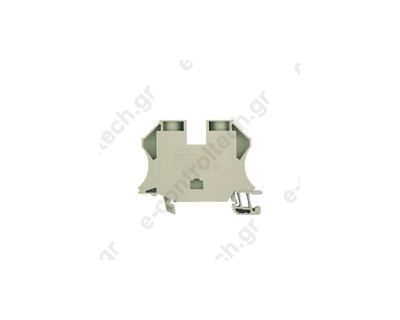 Κλέμα Ράγας 35 mm2 Μπέζ WDU 35N 1040400000 Weidmuller