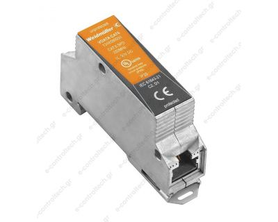 Αντικεραυνικό ράγας για Ethernet RJ45 VDATA CAT6 1348590000 Weidmuller