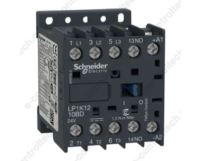 LP1K1210BD Ρελέ μίνι 5.5 KW 3P + 1NO πηνίο 24 VDC