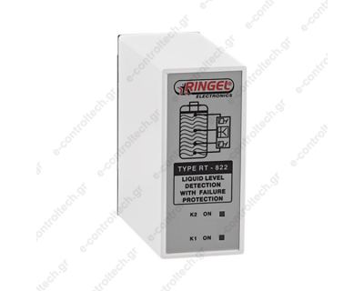 RT-822 RINGEL Επιτηρητής Στάθμης Διπλής Επιτήρησης 2 ρελέ 230 VAC 11P