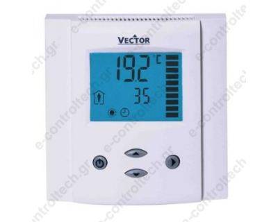 Ελεγκτής Επίτοιχος Universal 24V AC/DC PI 0-10V ή 0-20mA 2 C/L TCI-W22 VECTOR