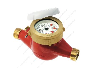 Υδρόμετρο μηχανικό ξηρού τύπου DN15 1/2'' 30-90C πολλαπλής ριπής GMDM-I 1/2 AC