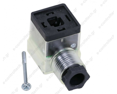 Φις Πηνίων Μεγάλο 10-80VDC 10-60VAC με LED+προστασία 03623 SHIELD Φις Πηνίων Μεγάλο 10-80VDC 10-60VAC με LED+προστασία 03623 SHIELD